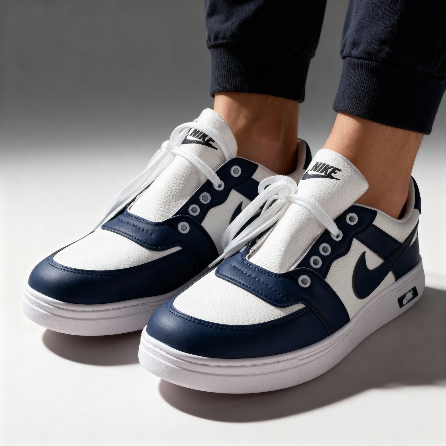 Niike Men's Stylish Blue Sneakers – Lightweight, Comfortable & Trendy Sports Shoes