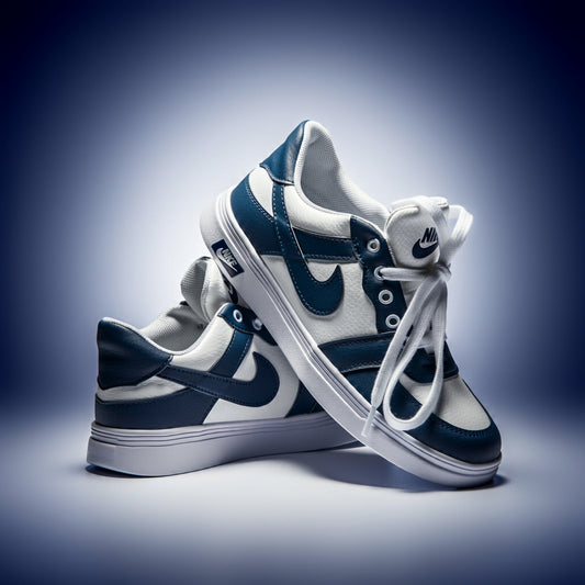 Niike Men's Stylish Blue Sneakers – Lightweight, Comfortable & Trendy Sports Shoes