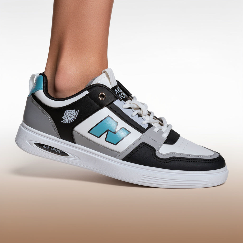 Men’s Premium Lightweight Sneakers – Breathable Mesh | Ultra Cushion Soft-Foam Sole | Anti-Slip Outdoor Grip | Daily Walking, Running & Travel Shoes – 3 Modern Colors