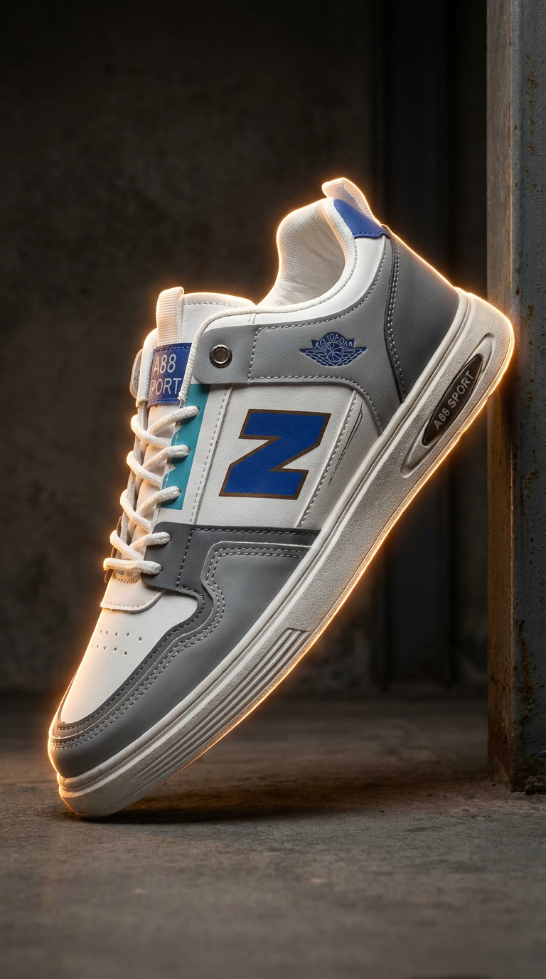 Men’s Premium Lightweight Sneakers – Breathable Mesh | Ultra Cushion Soft-Foam Sole | Anti-Slip Outdoor Grip | Daily Walking, Running & Travel Shoes – 3 Modern Colors